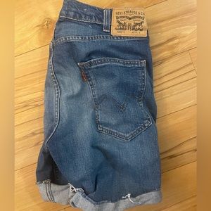 Levi’s 505 Stretch Denim Shorts (Orange Tag)